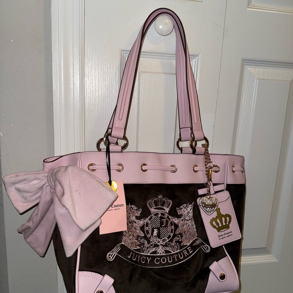 Juicy Couture Classic Scottie Dogs Tote - Picture 3 of 7